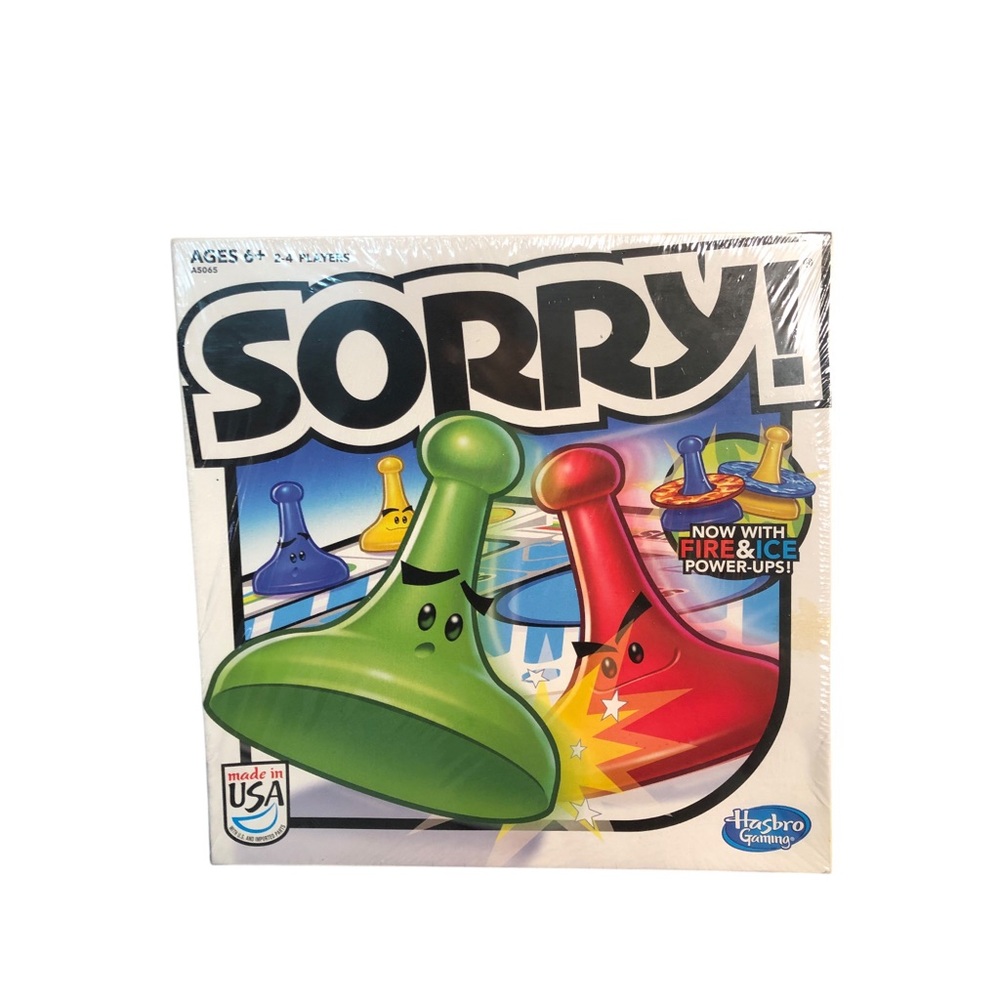 Hasbro Sorry! Classic Board Game - Green and Red